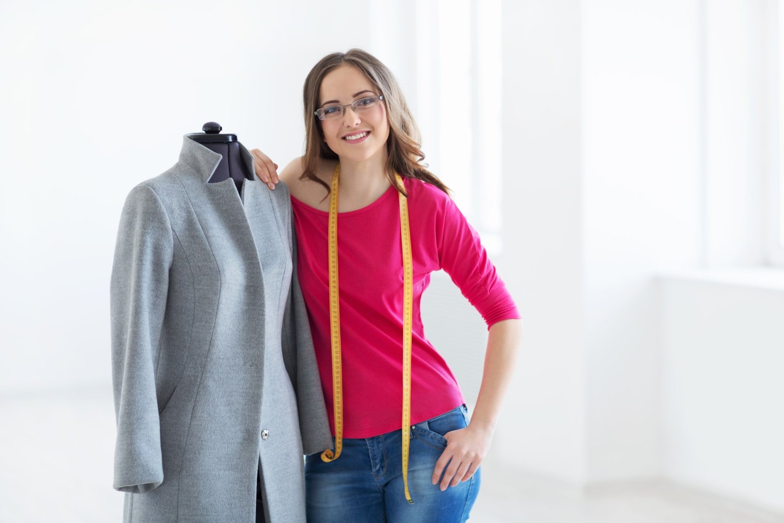 Young fashion designer in the studio